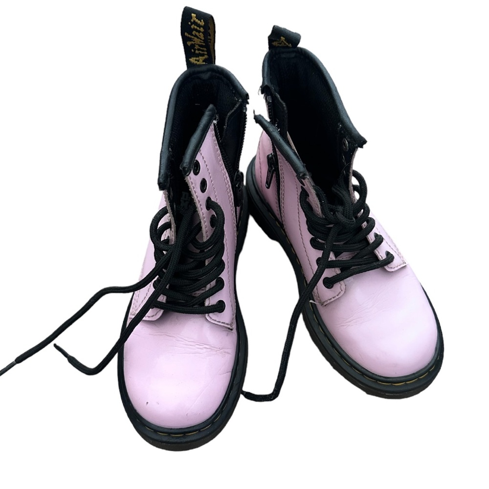 Dr Martens girls  1460 J Pale Pink boots
